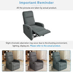 Fauteuil inclinable manuel moderne Fauteuil de cinéma maison inclinable manuel avec dossier réglable pour salon