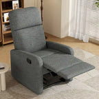 Fauteuil inclinable manuel moderne Fauteuil de cinéma maison inclinable manuel avec dossier réglable pour salon