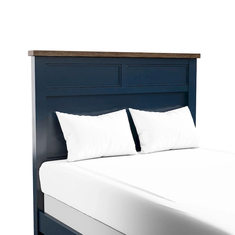 Lit en pin Lambris Farmhouse Moderne