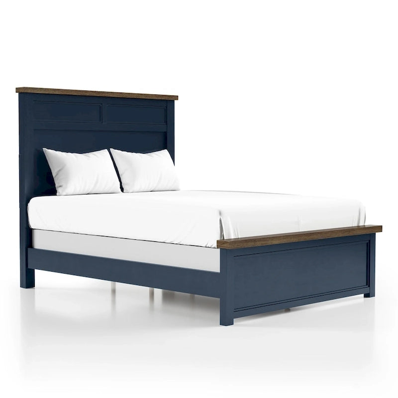 Lit en pin Lambris Farmhouse Moderne