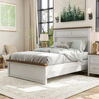 Lit en pin Lambris Farmhouse Moderne
