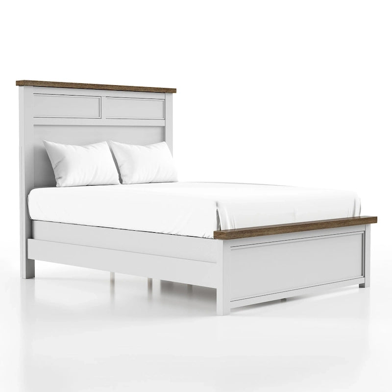 Lit en pin Lambris Farmhouse Moderne
