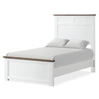 Lit en pin Lambris Farmhouse Moderne