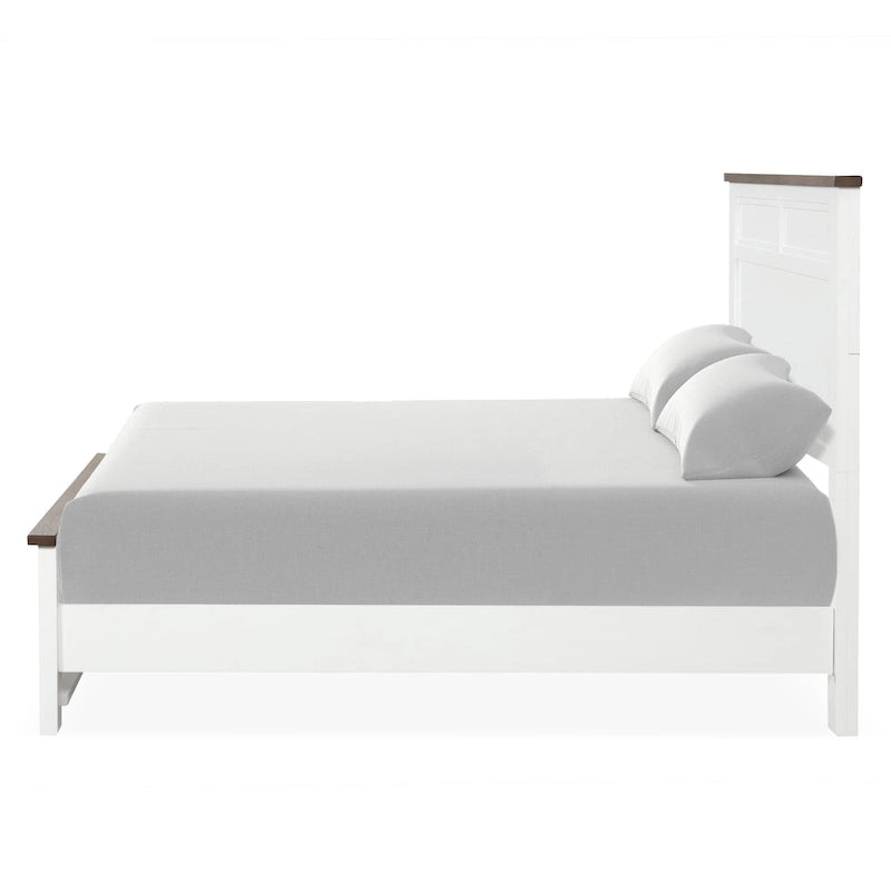Lit en pin Lambris Farmhouse Moderne
