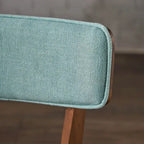Chaise de salle à manger en tissu de style milieu de siècle