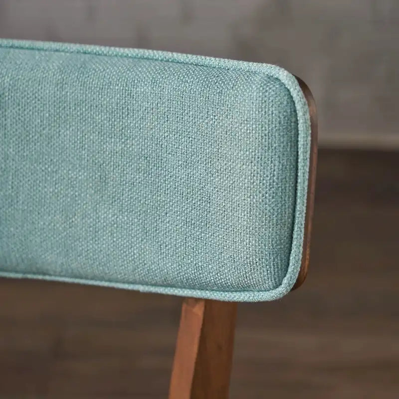 Chaise de salle à manger en tissu de style milieu de siècle