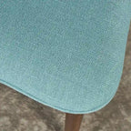 Chaise de salle à manger en tissu de style milieu de siècle
