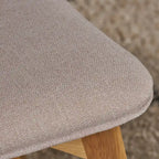 Chaise de salle à manger en tissu de style milieu de siècle