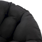 Fauteuil d'appoint pivotant rond avec coussin rembourré