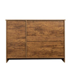 Buffet moderne en bois avec 2 portes, 1 rangement et 2 tiroirs - Console de rangement pour entrée/salle à manger avec portes