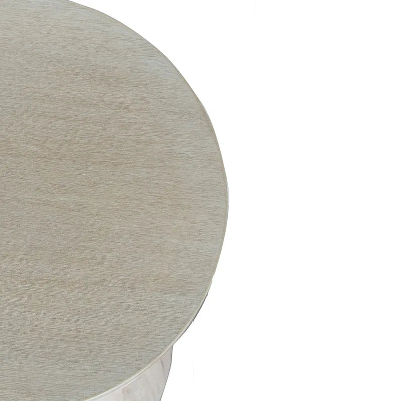 Table d'appoint sculptée en bois par