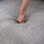 Canapé d'angle modulable 5 pièces avec pouf
