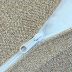 Canapé d'angle modulable 5 pièces avec pouf