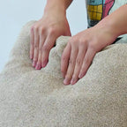 Canapé d'angle modulable 5 pièces avec pouf