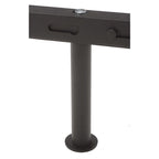 Cadre de lit double/double XL/grand en métal (pieds glissants)