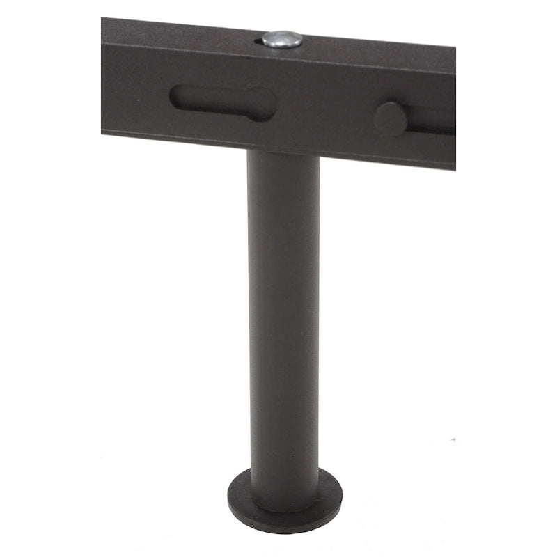 Cadre de lit double/double XL/grand en métal (pieds glissants)