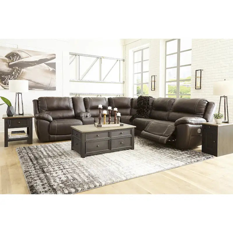 Sectionnel inclinable électrique 6 pièces – 136L x 123P x 43H