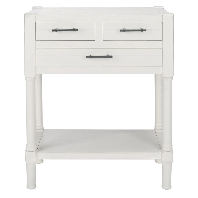 Console 3 tiroirs avec pieds tournés — 23.5" la. x 13" P x 29.5" H