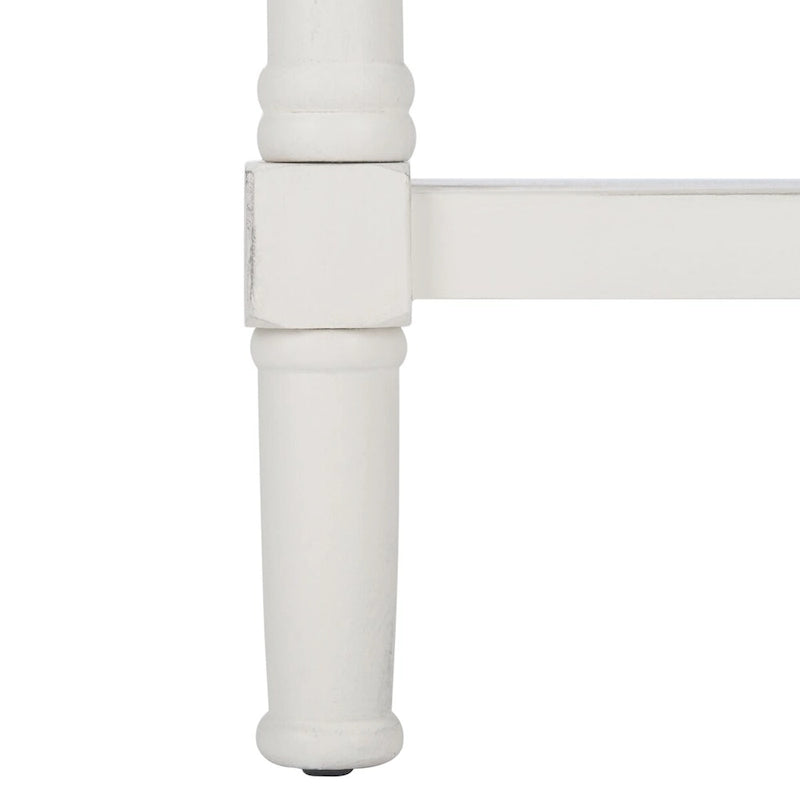 Console 3 tiroirs avec pieds tournés — 23.5" la. x 13" P x 29.5" H