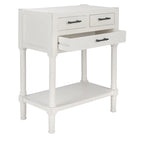 Console 3 tiroirs avec pieds tournés — 23.5" la. x 13" P x 29.5" H