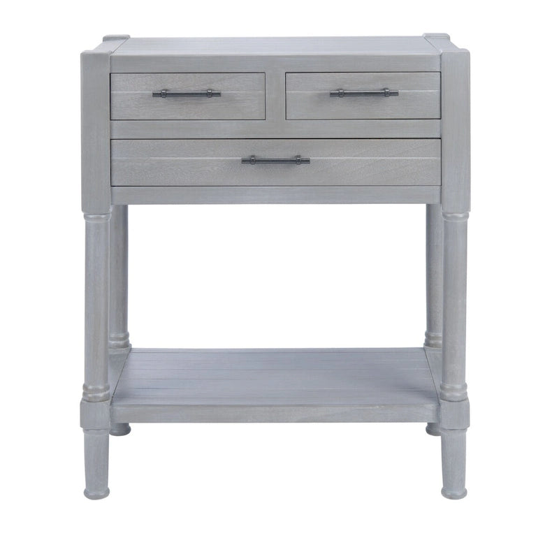 Console 3 tiroirs avec pieds tournés — 23.5" la. x 13" P x 29.5" H