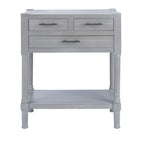 Console 3 tiroirs avec pieds tournés — 23.5" la. x 13" P x 29.5" H
