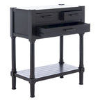 Console 3 tiroirs avec pieds tournés — 23.5" la. x 13" P x 29.5" H
