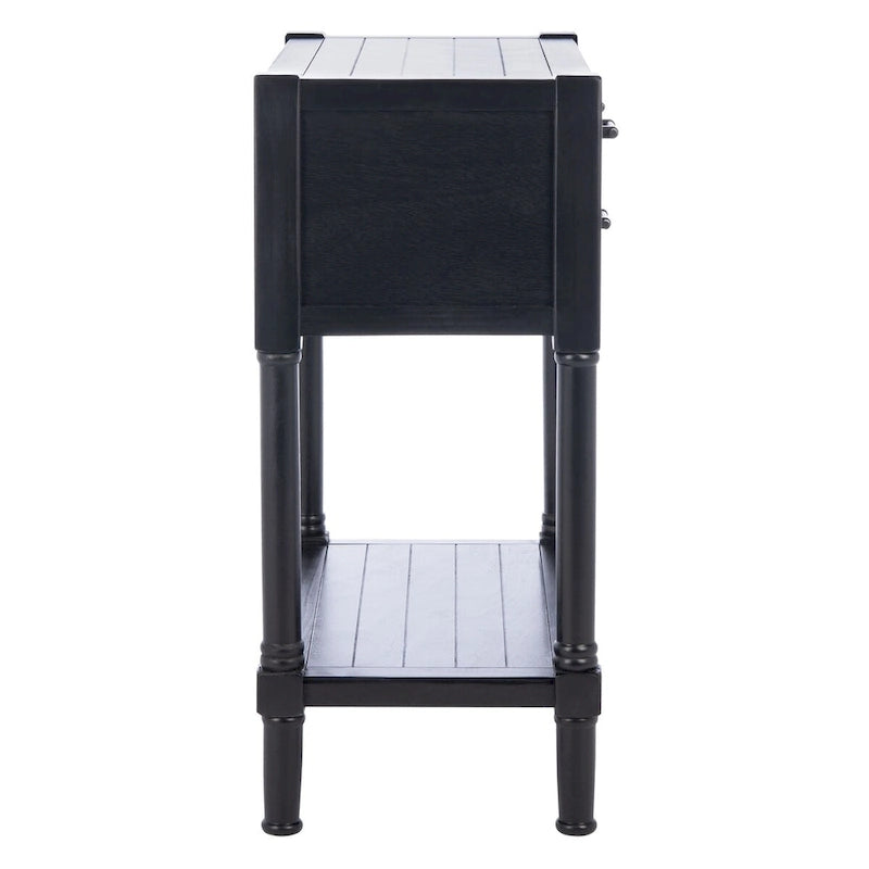 Console 3 tiroirs avec pieds tournés — 23.5" la. x 13" P x 29.5" H