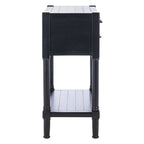 Console 3 tiroirs avec pieds tournés — 23.5" la. x 13" P x 29.5" H