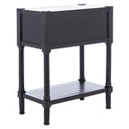 Console 3 tiroirs avec pieds tournés — 23.5" la. x 13" P x 29.5" H