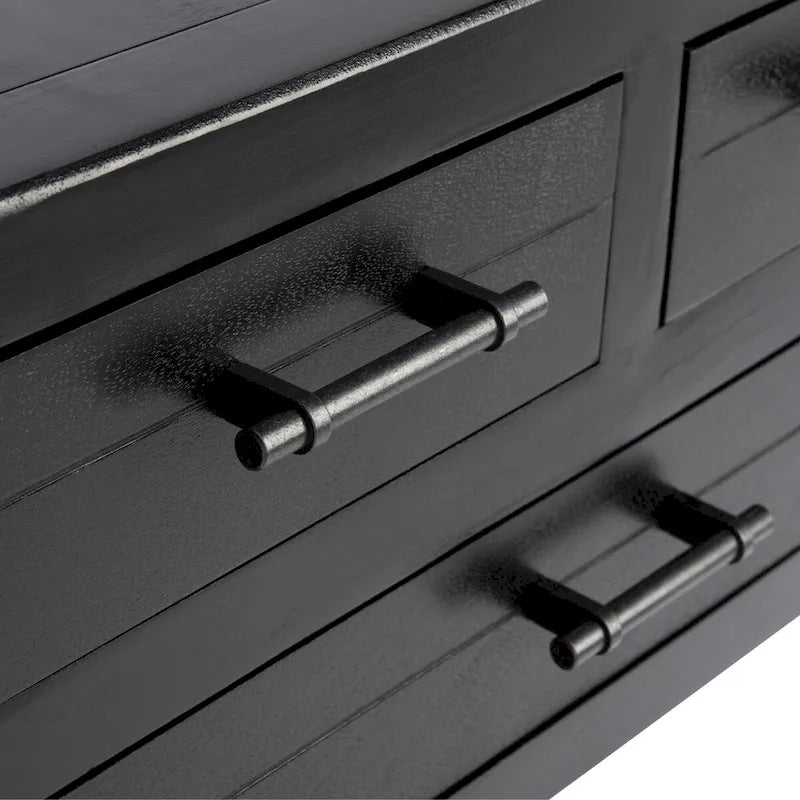 Console 3 tiroirs avec pieds tournés — 23.5" la. x 13" P x 29.5" H