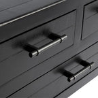 Console 3 tiroirs avec pieds tournés — 23.5" la. x 13" P x 29.5" H