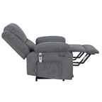 Fauteuil inclinable releveur électrique grande taille robuste avec massage et chauffage pour personnes âgées