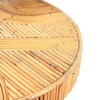 Table d'appoint en rotin
