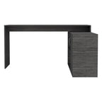 Bureau en L pour Bureau, Salon, Appartement, Chêne Fumé
