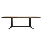 Table à manger Teak 102 large, noire