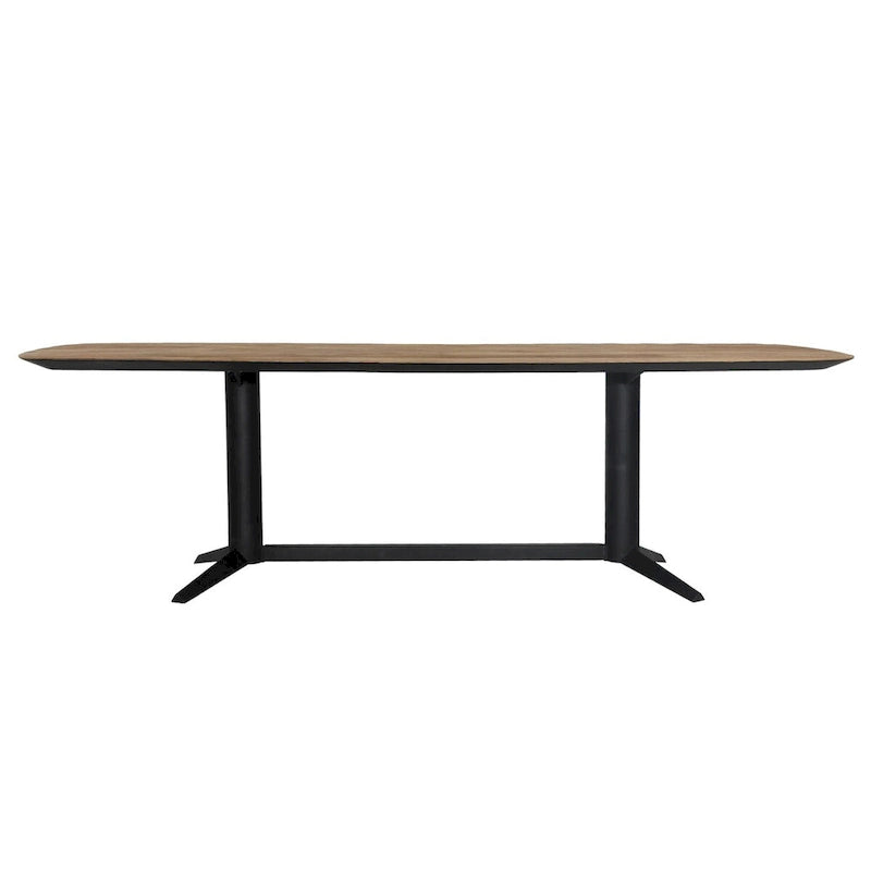 Table à manger Teak 102 large, noire