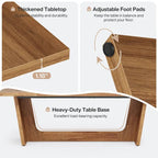 Table à manger en bois de 180 cm, grande table de salle à manger pour 6 à 8 personnes, table de cuisine