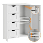Meuble de Rangement Salle de Bain - 11.9P x 21.9L x 32H