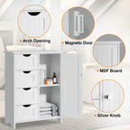 Meuble de Rangement Salle de Bain - 11.9P x 21.9L x 32H